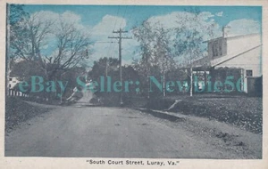 Luray Virginia VA - SOUTH COURT STREET - Postcard - Picture 1 of 2