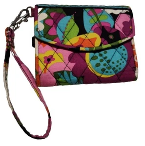 Vera Bradley Wrist Wallet Compact TRI-FOLD Card Money Holder - Picture 1 of 6
