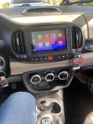 CARPLAY CARTABLET 7'' Fiat 500L e DOBLO Android Wi-Fi Bluetooth Navi USB 6+128gb - Immagine 1 di 4