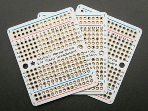 [3DMakerworld] Adafruit Perma-Proto Quarter-Sized Breadboard PCB - 3 Pack - Picture 1 of 2