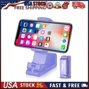 Snaplock Universal Travel Phone Holder For Flight Gym Office Plane Cruise Purple - Picture 1 of 12