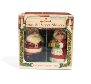 Hallmark Santa and Mrs Claus Salt and Pepper Shakers with Box Hong Kong - Picture 1 of 24