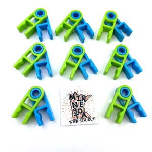 Knex Hinges - 8 Pairs (16 pieces) K'nex Blue & Green Standard Replacement Parts - Picture 1 of 3