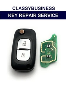 Schlüsselreparatur Fix Service Mercedes Citan 2012 - 2020 2 Tasten Fernbedienung Flip Key Anhänger - Bild 1 von 1