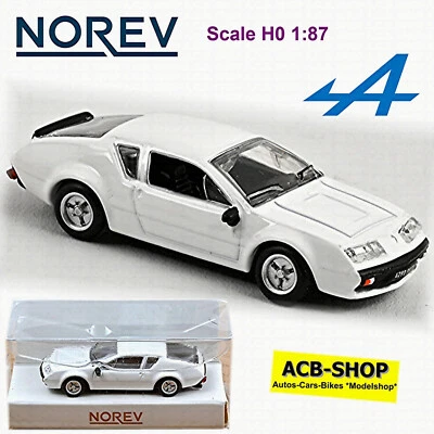 Alpine A310 Coupe 1977 Renault Gardenia-Weiß Bianco 1:87 Norev 517828 - Immagine 1 di 3