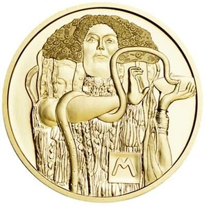 10,14 gr 50€ Österreich Goldmünze Medizin - Klimt und seine Frauen 2015 PP - Picture 1 of 3