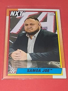 WWE WWF SAMOA JOE 2021 TOPPS HERITAGE #91 - Picture 1 of 1