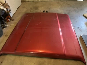 Truck Bed Cover Fiberglass Ford F150 5.5 Foot Heavy Duty Fiberglass 2009-14 RED - Picture 1 of 2