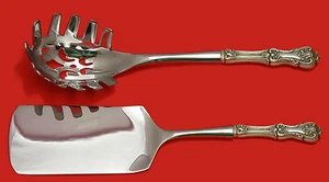 Federal Cotillion by Frank Smith Sterling Italian Pasta Svr Set 2pc HHWS Custom - Picture 1 of 1