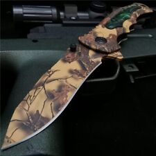 8.3" TACTICLE POCKET FOLDING KNIFE OUTDOOR SURVIVAL PIPE CUTTER BEAUTIFUL KNIFE
