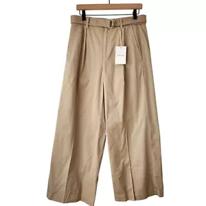 NWT Everlane Beige Wide Leg Trousers Pants Trench Khaki Women's 6R - Picture 1 of 13