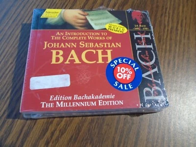 Complete Works of Johann Sebastian Bach - The Millennium Edition (CD) New Sealed - Image 1 of 4