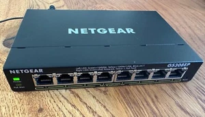 NETGEAR GS308EP-V1 / 8-Port Gigabit Ethernet PoE Switch, absolut Neuwertig - Bild 1 von 5