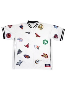 Vintage Majestic Trikot NBA Team Logo Patches Herren Größe 2XL - Weiß - Bild 1 von 7