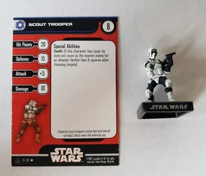 Star Wars Miniatures - Alliance & Empire: Scout Trooper #31 w/Card - Picture 1 of 2