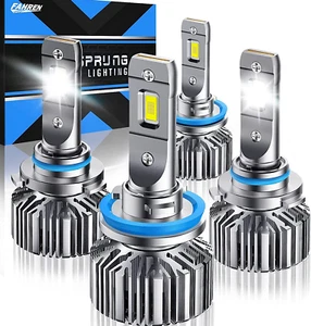 Fahren H11/H9/H8 & 9005/HB3 LED Light Bulbs 120W 28000LM 6500K Cool White 4-Pack - Picture 1 of 6