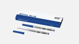 Recargas de bolígrafo ancho Montblanc azul real MB128215 - Imagen 1 de 2