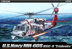 U.S. Navy MH-60S HSC-9 Tridents Helicopter 1:35 Plastic Model Kit Academy - Picture 1 of 4