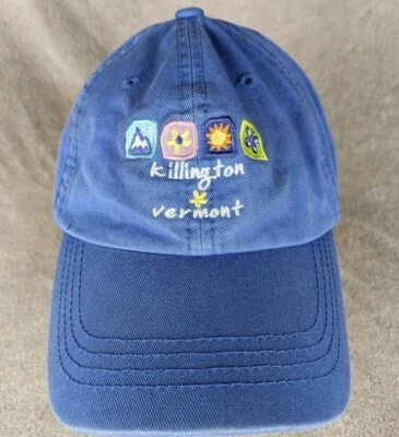 Gorra vintage Killington Vermont bordada con tirantes para papá azul al aire libre Foto 1 de 4