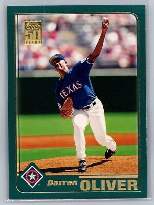 2001 TOPPS 50 YEARS CARD # 614 Darren Oliver - Texas Rangers - Image 1 of 2