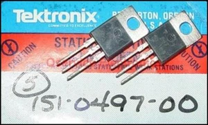 3 PCS Tektronix 151-0497-00 transistor ( Motorola TIP47 ) - Picture 1 of 1