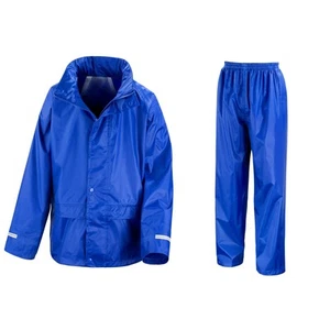 Result Core Childrens/Kids Junior Rain Suit Jacket And Pants Set (BC915) - Picture 1 of 14