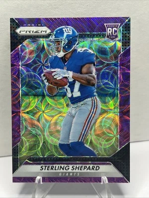 2016 Panini Prizm Purple Scope Prizm # 300 Sterling Shepard 63/99 RC - Image 1 of 3