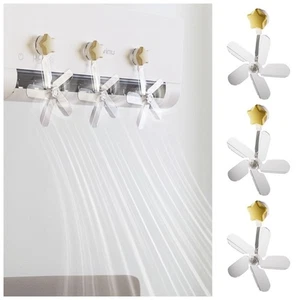 3Pcs Windmill Shaped Air Conditioning Ventilator  Office - Picture 1 of 12
