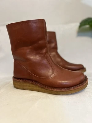 Bota Swedish Hasbeens Cognac Natural 40 - Imagem 1 de 4