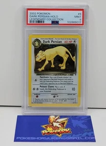 Pokemon 2002 Legendary Collection PSA 9 Dark Persian Holo 6/110 - Bild 1 von 4