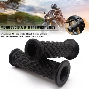 Quality Handlebars 2 Pcs Right 1\" 1 Pair Bicycles Left & Right RUBBER - Picture 1 of 9