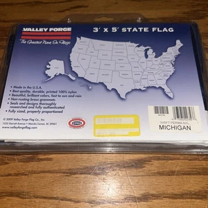 Michigan Flag 3x5ft Nylon - Picture 1 of 3
