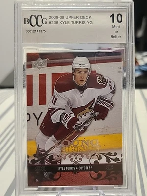Kyle Turris 2008-09 Upper Deck Young Guns 236 GEM 💎 MINT 10 BCCG Beckett Graded - Image 1 of 2