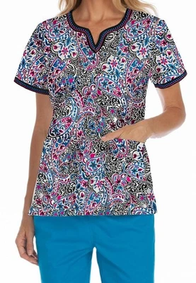 Med Couture Scrub Top Prints Clearance Sale - Image 1 of 4