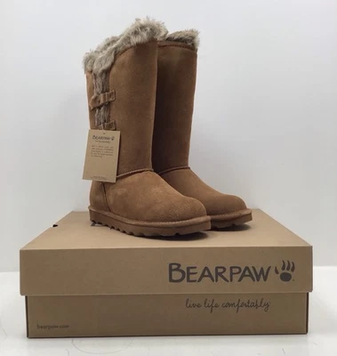 Bearpaw Women’s Emery Tall Boots Hickory II US Size 9 M - Image 1 of 4
