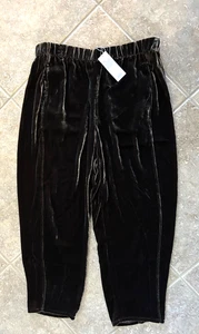 Pantaloni alla caviglia Eileen Fisher lanterna in velluto taglia L colore Wren stupendi! 288€ nuovo con etichetta - Foto 1 di 7