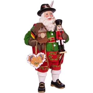 Kurt Adler 11 Zoll Fabriche Musical Deutscher Weihnachtsmann - Bild 1 von 7