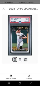 2024 Topps Update Series - Paul Skenes #US100 (RC) PSA 8 - Picture 1 of 3