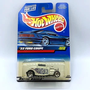 Hot Wheels Nr. 1018 1999 '32 Ford Coupe weiß 5-sp neu in Verpackung M-4 werkseitig geschlossen - Bild 1 von 4