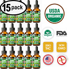 Best Hemp Oil Drops for Pain Relief, Stress, Sleep PURE & ORGANIC 1000mg 15 PACK