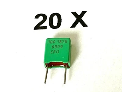 VISHAY-ROEDERSTEIN 220nF, 0,22uF, 100V-, 63V~, 10%, RM5, VISHAY/ROE, MKT1826422065TR, 20 Stück