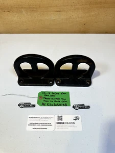 OEM 2003-2018 Dodge Ram 2500 3500 Front Bumper Tow Hooks Pair QTY 2 52020587AB - Picture 1 of 3