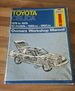 TOYOTA CELICA ALL MODELS HAYNES WORKSHOP MANUAL 1978 TO 1979 - Picture 1 of 1