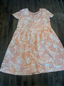 Sello Mujer Hawaiano Floral Vacaciones Mini Vestido Talla Mediana - Imagen 1 de 7