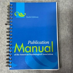 Publication Manual of the American Psychological Association APA 6th Ed - Imagen 1 de 2