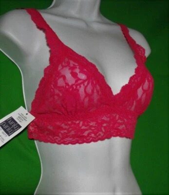 NEW HANKY PANKY 113 MADE IN USA TICP CROSSOVER LINGERIE STRAPS BRALETTE S - Image 1 of 2