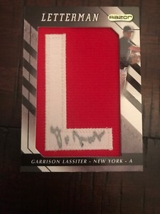 2008 Razor Letterman Autograph Auto Card - Garrison Lassiter PICK THE ONE U NEED