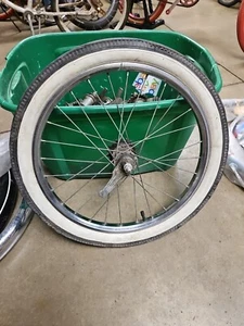 Vintage Huffy Musclebike Rear Wheel Bridgestone Slick 28 Spoke Murray Sears AMF - Picture 1 of 10