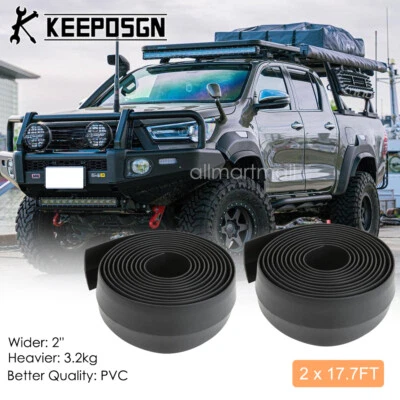 PVC Car Truck Flexible Wheel Extend Fender Flares Molding Trims for Toyota Hilux - Image 1 of 4