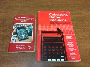 Vintage Texas Instruments SR-51-II Owner's Manual & Calculating Better Decisions - Picture 1 of 8